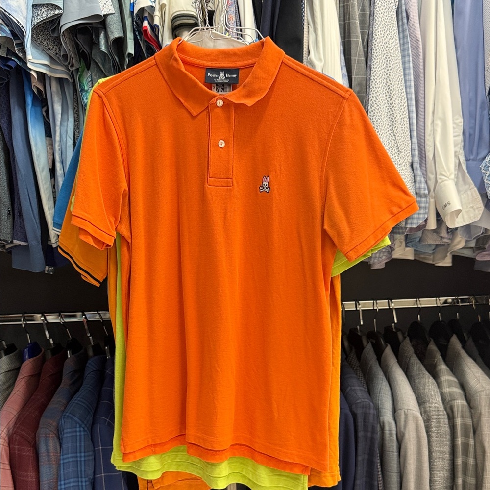 Psycho Bunny Vibrant Orange Polo Shirt